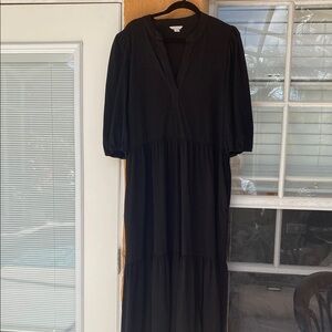 Elegant Black Dress Caslon (Nordstrom) 1X New
